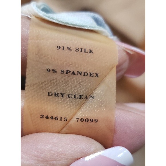 Ann Taylor Women's Multicolor Silk Round Neck Sleeveless Casual Top Blouse SP - Picture 8 of 10